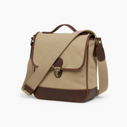 Bag Small Canvas And Leather Crossbody