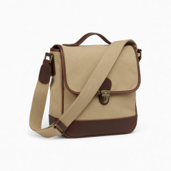Bag Small Canvas And Leather Crossbody