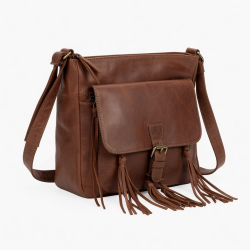Women Vintage Crossbody Shoulder Bag Tassel Retro Wallet Handbag