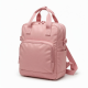 Bag Women Pink Handle Backpack Zip Closure