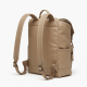 Women Backpack Wallet 25L Leather Travel Bag Beige