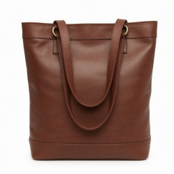 Large Brown Leather Tote Bag For Women Shoulder